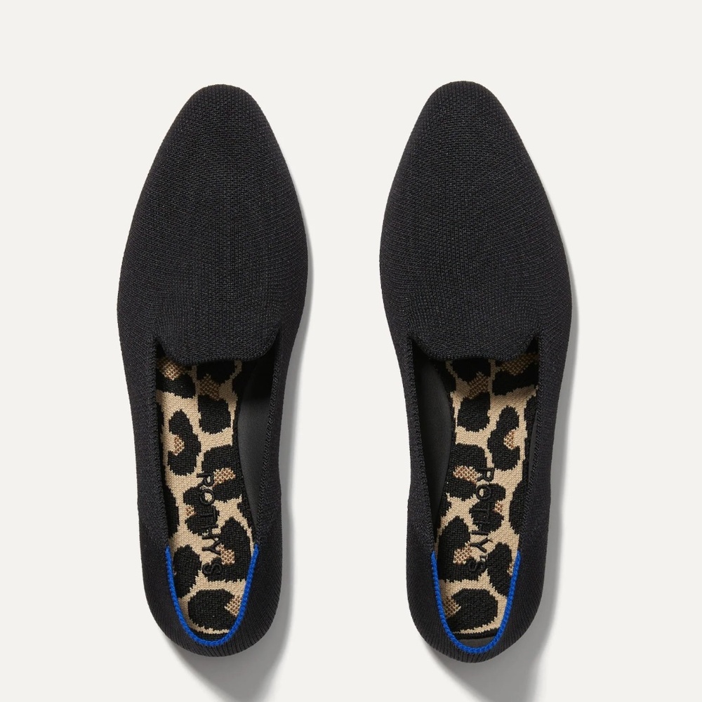 Rothy's Almond Loafer in Black